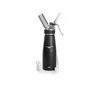 Siphon à crème 0,5 l en aluminium noir - - Noir - Aluminium