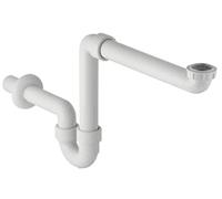 Siphon à gain de place Geberit 1 1/2" DN40 rosace murale inclus