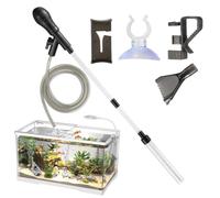 Siphon à Gravier pour Aquarium Pompe à Eau avec Clip Régulateur de Débit