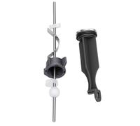 Siphon à Pop-up pour Lavabo de Salle de Bain, Tige de Vidage Réglable | Commande à levier, tige rallongée inclu, bille en acier, mécanisme universel
