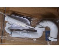 Siphon À Tuyau 100/0 1 1/4 DN 40 Raccordement De Laveuse Évacuation Évier Lavabo