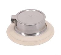 Siphon anti-odeurs en acier inoxydable pour toilettes sur pied, bouchon d'eaux usées avec ressort contre les parasites et les reculs, joint d'étanchéité amovible pour squatting Pan, taille S/L au