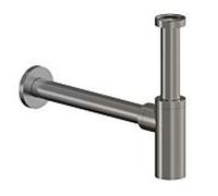 Siphon anti-odeurs Herzbach LIVING 11.485900.1.40 rond, acier noir