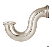 Siphon baignoire laiton chromé - 1'1/2 - Diamètre 40 mm - Valentin