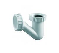 Siphon bidet en 'V' en PVC D32mm blanc - - 00 618000 001 00