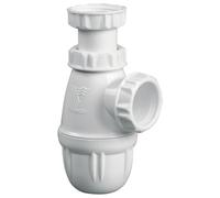 Siphon bouteille pour vasque Valentin blanc 32mm