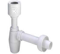Siphon bouteille urinoir 50 x 40 plastique blanc 112271