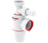 Wirquin 30722145 Siphon d'évier Néo air prise mâle, blanc