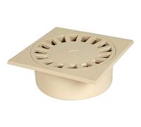 Siphon de sol faible hauteur 25x25 cm couleur sable - NICOLL - SC891S
