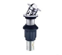 Siphon de douche en acier inoxydable 156 mm anti-obstruction | Piège efficacement les cheveux, débit d'eau rapide, empêche l'accumulation de poils, s'adapte aux douches standard