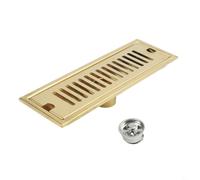 Siphon de douche en acier inoxydable 304 - Panneau perforé élargi - Débit d'eau rapide - Prévention des odeurs - Joint physique pour tuyaux de 40 mm, 50 mm, 75 mm - Facile à nettoyer - Pièces