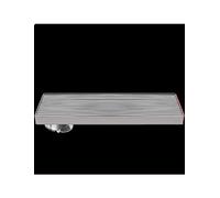 Siphon de douche extérieur en acier inoxydable avec piège anti-odeur, grille linéaire pour terrasse et cour, solution de vidange centrale