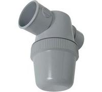 Siphon de lavabo a coller gris avec entree horizontale diametre 40mm, NICOLL, Ref. YH1C Gris G
