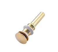 Siphon de Lavabo Bottle Trap Siphon Antique Brass P-TRAP Bathroom Vanity Basin Pipe Waste Pop Up Drain with Over Flow(Golden A)