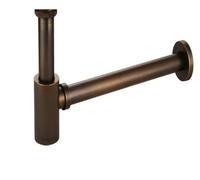 Siphon de Lavabo Brushed Drains Set Brass Siphon P-TRAP Deodorization Bathroom Vanity Basin Pipe Waste With Pop Up Drainer(Antique)