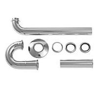 siphon de lavabo Duravit Starck 1 11/4 ", tuyau de vidange 300 mm, chromé