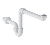 Siphon de lavabo Geberit, modèle à encombrement réduit, sortie horizontale, DN40, 151107111 - CM