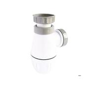 Siphon de lavabo réglable avec joint intégré Ø32