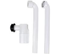 Siphon de lavabo réglable de 6,35 mm pour économiser de l'espace pour évier, vidange, vidange, tuyau de salle de bain durable