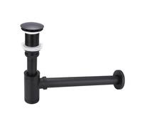 Siphon de lavabo, siphon salle bain, bouteille, filtre escamotable moderne, ensemble bouchons fixation Pour Lavabo Universel(Fullset NO Overflow)