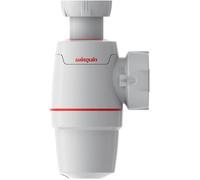 Siphon de lavabo WIRQUIN Néo Ø32mm - Plastique - Double installation - Antivide intégré