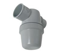 Siphon de parcours en PVC-C gris à coller - entrée horizontale Ø40 - NICOLL