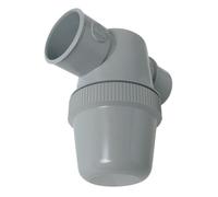 Siphon de parcours gris PVC-C à coller - entrée...