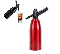 Siphon de soda en aluminium 1 L - Pour boissons faites maison, mojitos, gin, vin gazeux, eau gazeuse, respectueux de l'environnement, convivial, création de boissons à faire soi-même, outil de cuisine
