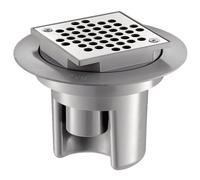 Siphon réglable sol dur 100x100 DELABIE sortie Ø40 - 682001