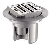 Siphon réglable sol dur 100x100 DELABIE sortie Ø40 - 682001