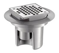 Delabie Siphon réglable sol dur 100x100 sortie Ø40 - 682001