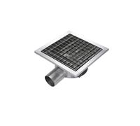 Siphon de sol - Acier inoxydable - 300x300x(h)131mm