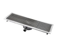 Siphon de sol - Acier inoxydable - 900x300x(h)133mm