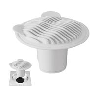 Siphon de sol anti-odeurs - Insert universel anti-refoulement | Couvercle d'étanchéité anti-vidange de salle de bain | Système de blocage des odeurs hygiénique | Pour salle de bain, buanderie, balcon