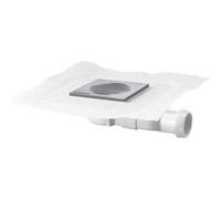 Siphon de sol avec bride 150x150mm Wirquin