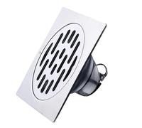 Siphon de Sol,Bonde Douche Drain de Douche épais en Acier Inoxydable, Sol Ordinaire, Salle Bains, Toilettes, Cuisine, Balcon, dédié à la prévention des odeurs(10x10cm)
