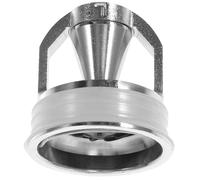 Siphon de Sol Cuivre Argenté, Anti-fuite et Anti-débordement | Évacuation, Ajustement Serré, Insert pour Salle de Bain, Pièce de Remplacement, Finition Argenté