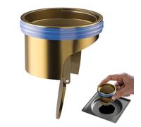 Siphon de sol de douche | Désodorisant en laiton pour salles de bains | Anti-odeur et anti-fuite | Insert Draiin idéal pour les douches, salles de bains, cuisines