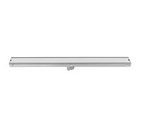 Siphon de Sol de Douche rectangulaire 2 en 1 en Acier Inoxydable, Grille Amovible, Drain Central, 6,8 x 100 cm (Drain Central 6,8 x 110 cm)