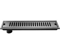 Siphon de Sol de Douche rectangulaire en Acier Inoxydable 304, avec Grille Amovible, pour Salle de Bain et Cuisine, évacuation Rapide, Disponible en Plusieurs Tailles (B 70 cm)