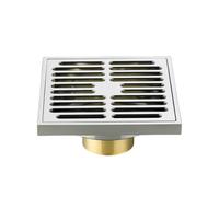 Siphon De Sol De Douche Siphon De Sol Tout Cuivre 10 * 10 Cm De Grande Capacité pour Les Zones Sèches Et Humides De La Salle De Bain Auto Obturant
