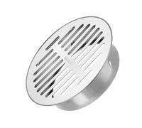 Siphon De Sol De Toit De Balcon, Couvercle Amovible En Acier Inoxydable, Antis-blocage Grille D'évacuation D'eau De Pluie Enfichable Grand Déplacement, Pour Balcon Cour Extérieure(75mm)