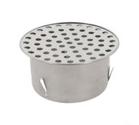 Siphon de sol de toit en acier inoxydable avec style carte pour toit pour collecte d'eau de pluie, balcon extérieur, balcon et jardin, plomberie à dessus creux (75 tubes)