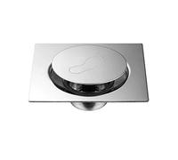Siphon de Sol en Acier Inoxydable Douche Salle de Bains Drain Plancher Rapide Drainage Carrelage Insert Place Drains Catcher Cheveux Pop Up Stopper déchets(YR81380 1)