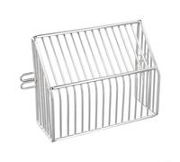 Siphon de sol en acier inoxydable pour canal de drainage d'angle mural, filtre de gouttière antiblocage, compatible avec les tuyaux de drainage de balcon extérieur et de sol (15,5 cm)