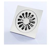 Siphon de Sol en Acier Inoxydable Salle de Bain en Laiton Événement la Salle Classique Forme Fleur Douche drains pour familiale
