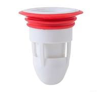 Siphon de sol en caoutchouc avec joint en silicone pour douche de salle de bain, évier de cuisine ou cave, insert de prévention et anti-refoulement pour 3,6 à 5,1 cm (noir)