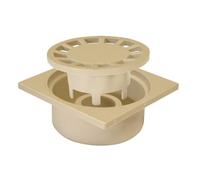 Siphon de sol en polypropylène - 150x150 mm - Résistant aux chocs - Résistant à l'eau et au gel - Anti-obstruction