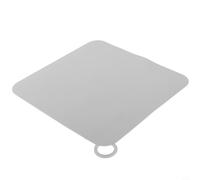 Siphon de sol en silicone pour évier et douche - Anti-odeurs - Lavable - Anti-odeurs - Taille complète - 12 x 12 cm, 15 x 15 cm, 20 x 20 cm, blanc/gris (blanc 15 cm)