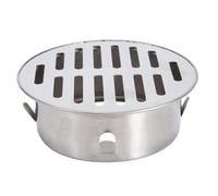 Siphon de Sol Exterieur Rond, Filtre gouttiere, Grille Evacuation Eau Exterieur pour Balcon, Cour,Siphon De Sol pour Toit, Terrasse, Jardin ExtéRieur (110)